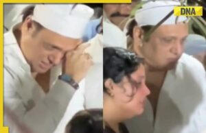 ¿Govinda llora, se emociona en el funeral de su secretario Shashi Sinha? Aquí está la verdad detrás del video viral