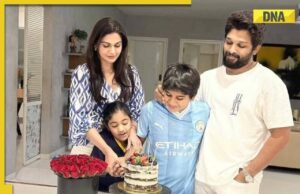 Allu Arjun, Sneha Reddy celebra el 14 aniversario de bodas con niños