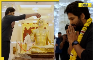 Allu Arjun visita el Templo Hindú en Dubai en medio de zumbido alrededor del siguiente video de Atlee, mira