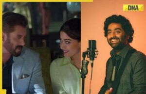 Salman Khan le da a Arijit Singh segunda canción después de las consecuencias públicas, canta la triste canción romántica Hum Aapke Bina en Sikandar, los fanáticos reaccionan