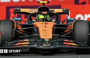 Lando Norris Tops Práctica del Gran Premio de China
