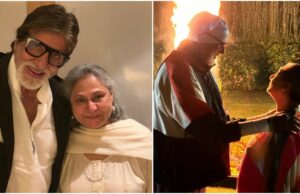 La foto de Amitabh Bachchan-Jaya Bachchan de las celebraciones de Holika Dahan está llena de amor y felicidad; verificar