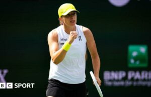 Indian Wells: IGA Swiatek vence a Karolina Muchova para llegar a cuartos de final
