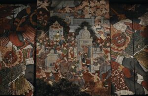 Llanuras de allá en la creación de la secuencia de apertura cargada de huevos de Pascua para el loto blanco