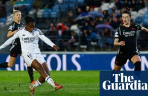 El Arsenal se fue atascado en el lodo cuando el Real Madrid toma el control de los cuartos de final de WCL | Liga de Campeones Femeninos