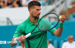 Miami Open: Novak Djokovic Battles más allá de Camilo Ugo Carabelli para llegar a los últimos 16