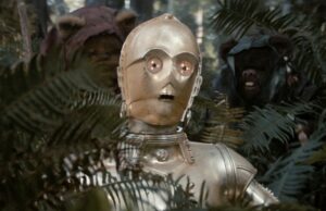 Según el actor de C-3PO, Anthony Daniels, lo que era realmente fue filmar Star Wars en el medio del desierto ', según el actor de C-3PO, Anthony Daniels