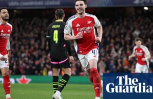 Sterling deja su huella contra el PSV mientras el Arsenal pasea a cuartos de final | Liga de Campeones