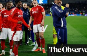 Nuno aplaude al bosque de Nottingham después de llegar a la semifinal de la Copa Wembley FA | Copa de FA