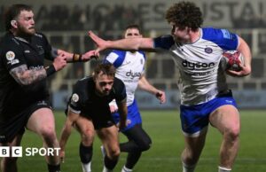 Copa de rugby de la Premiership: Newcastle Falcons 29-41 Baño