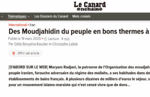 El papel francés expone el lujoso estilo de vida de Maryam Rajavi, dice el esposo del terrorista muerto desde 2003