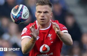 Seis naciones: la mitad de mosca de Gales Gareth Anscombe tiene una ambición de la Copa Mundial 2027