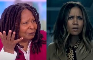Los rumores arremolinaron a Halle Berry y Whoopi Goldberg tuvieron un drama de BTS. La antigua niña de Bond siempre directa respondió