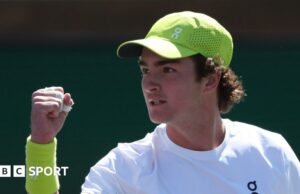Indian Wells: Jacob Fearnley pierde ante Joao Fonseca antes del regreso de Emma Raducanu