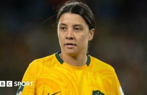 Sam Kerr para seguir siendo el capitán de Australia después de que el fútbol Australia descarte una acción disciplinaria más