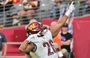 Los comandantes de Washington re-sgn veterano RB Jeremy McNichols