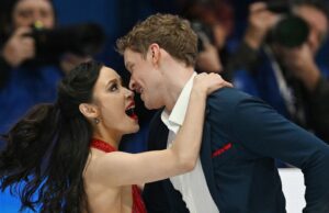 Chock y Bates, ahora casados, defienden el campeonato mundial de patinaje artístico