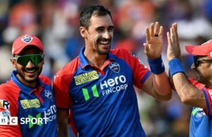 Resultados de IPL 2025: Mitchell Starc de Australia toma el primer transporte de cinco wicket en T20 como DC venció a SRH