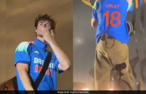Shawn Mendes Sports Virat Kohli's Jersey en concierto antes de Champions Trophy Final