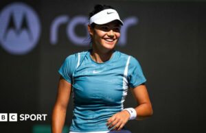 Emma Raducanu podría enfrentar la base de coco número tres del mundo en Indian Wells