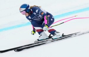 Lindsey Vonn toma el segundo lugar en la última carrera de la Copa Mundial de su temporada de regreso, Lara Gut-Behrami gana