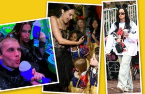 Después de todo, es un mundo pequeño para estos famosos fanáticos de Disney.