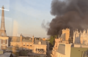 Fuego en la evacuación de la evacuación de Raneuille 'Ratatouille' de las fuerzas epcot de Disney