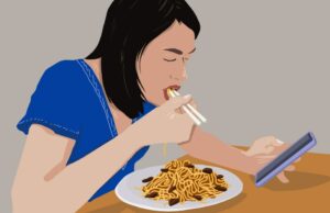 Informe de felicidad mundial 2025: más estadounidenses están comiendo todas sus comidas solas