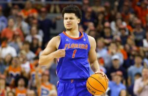 Por qué el juego del guardia de Florida Walter Clayton Jr. es hacer comparaciones con Stephen Curry