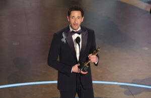 Adrien Brody gana al mejor actor en 2025 Oscar