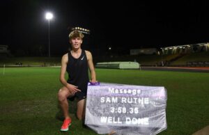 Sam Ruthe, de quince años, se convierte en atleta más joven para correr una milla de menos de cuatro minutos
