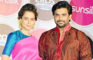 Kangana Ranaut y R Madhavan terminan disparando para su próximo thriller; Foto de publicación de Joyful Moment desde el set: Bollywood News