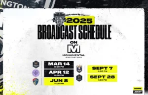 Monumental Sports Network para producir y transmitir cinco partidos de Washington Spirit y programas posteriores al juego durante la temporada 2025