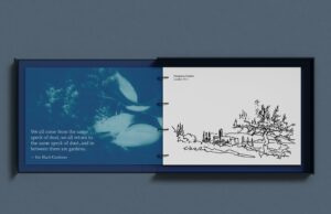 Pentagram utiliza la vida vegetal que rodea la torre Grenfell para encarnar la organización sin fines de lucro, crece para saber