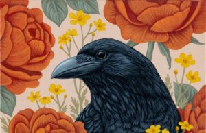 Los exuberantes retratos de Vasilisa Romanenko envuelven pájaros comunes en patrones decadentes – Colosal