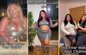 La reacción de la reacción de la reacción de las chispas de filtro viral de Tiktok para promotina …