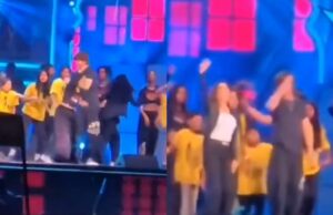Los fanáticos se vuelven locos como Shah Rukh Khan y Madhuri Dixit Recreat Koi Ladki Hai