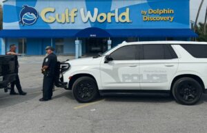 FWC realizando investigación en Gulf World