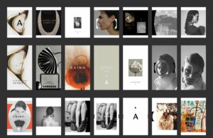 El sistema de diseño digital de W – E Studio para Aaino imita la tactilidad de la impresión