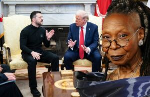 Whoopi Goldberg les dice a los espectadores “si apoya a Ucrania, dígalo en voz alta”