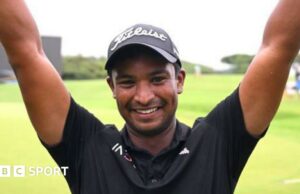 Abierto de Sudáfrica: Dylan Naidoo vence a Laurie Canter en el play-off después de la ronda final abandonada