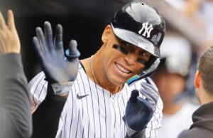 RELOJ: El juez de Aaron llega a tres jonrones mientras los Yankees aplastan un récord de franquicia nueve jonrones contra cerveceros