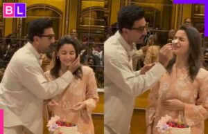 El divertido momento del pastel de Alia Bhatt con Ranbir Kapoor se vuelve viral; Los internautas sienten 'esto se hizo en …'