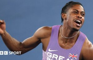 Campeonato de interior de atletismo mundial: Jeremiah Azu gana 60m de oro