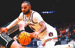 La estrella de Auburn Johni Broome Deads Elite Eight Game vs. Michigan State con lesiones