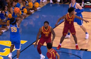 Skyy Clark de UCLA lleva a cabo un deslumbrante movimiento y acabado para ayudar a extender el plomo sobre USC