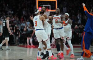 Mikal Bridges perfora el timbre perfecto para levantar Knicks más allá de los blazers de senderos en OT