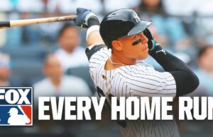 Cada jonrón de los Yankees en 20-9 victoria contra los cerveceros