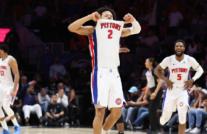 Cade Cunningham Banks de Pistons en el ganador del juego como Detroit Eyes Top-Four Seed, se suma a la miseria de Miami