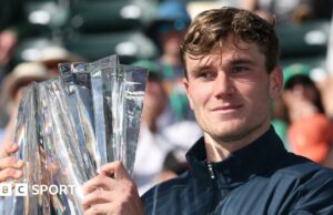 Jack Draper vence a Holger Rune en la final de Indian Wells para ganar el primer título de ATP Masters